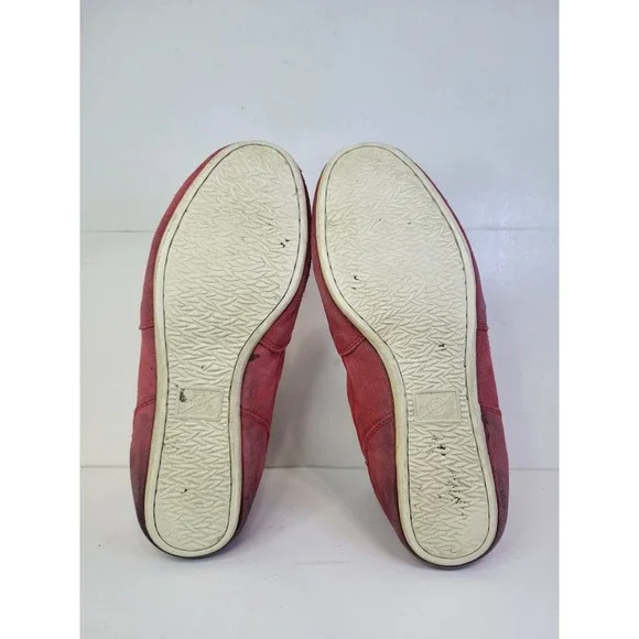 Mike DeAnna Wrestling Shoes Vintage Red Men's Size 7.5 Iowa Lightning Bolt‎ Rare